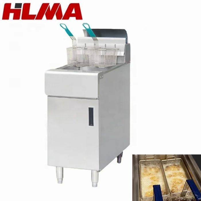 Industrial Chicken Fryer 22L KFC Frying Equipment Stainless Steel Frying Machine for Fast Food Retail