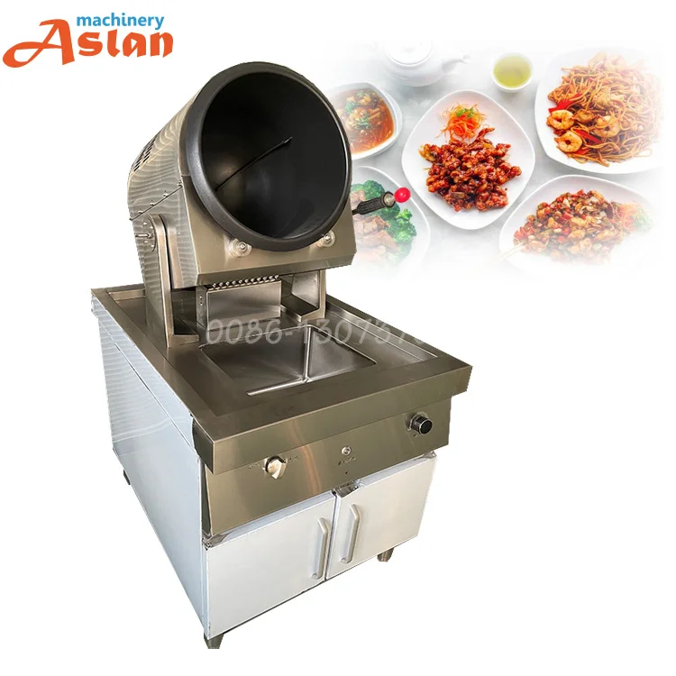 Automatic Cooking Frying Stirring Machine Commerical Use Gas Electric Cooker Stirrer Machine