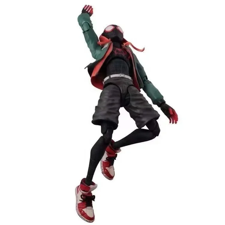 Spider Action Figure Toys Miles Morales Articulated joints moveable figure Multiple replaceable parts Model Anime