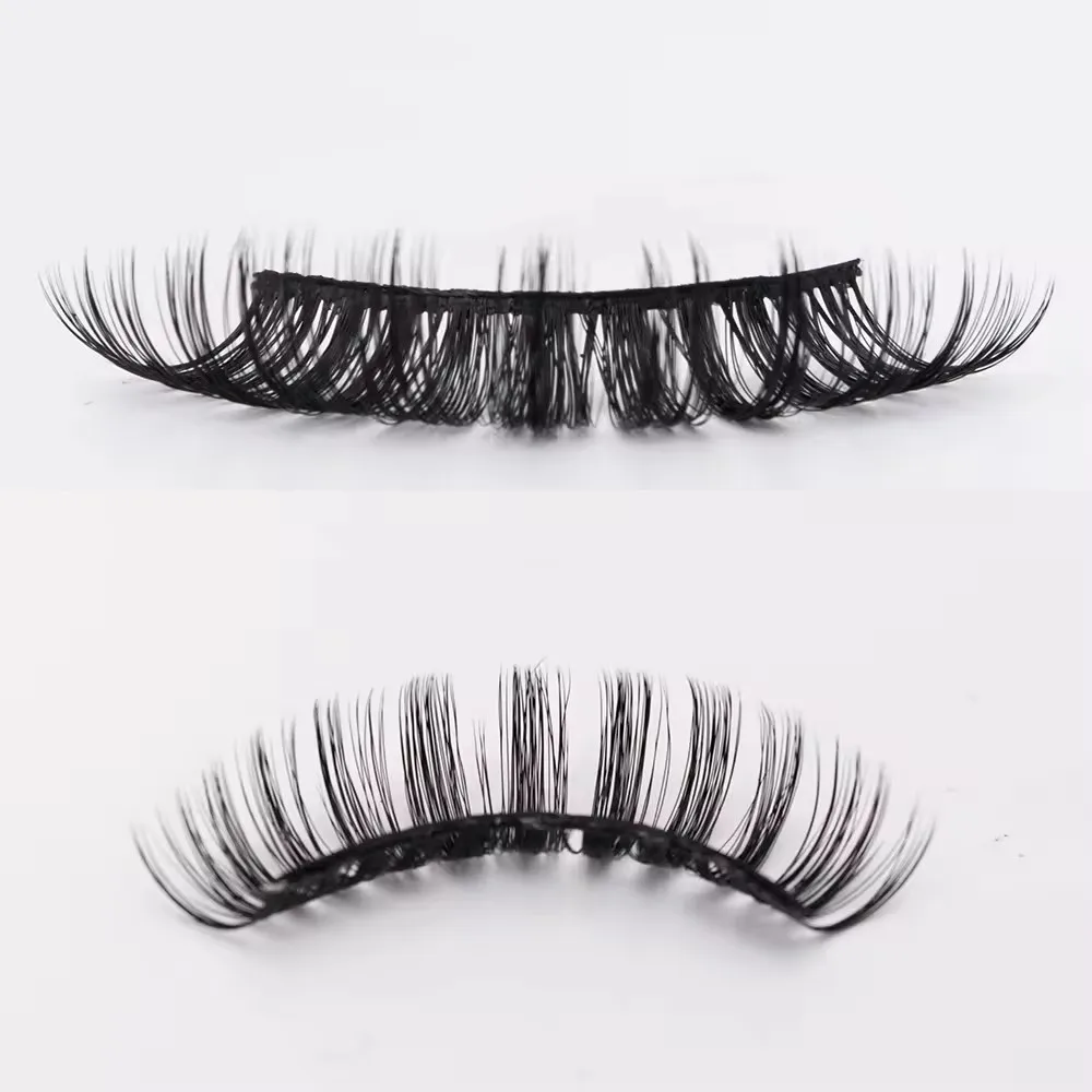 yiernuo  Russian Full Strip Eyelashes Vendors Faux Natural 3D Mink Lashes 15-25mm Wholesale Eyelashes