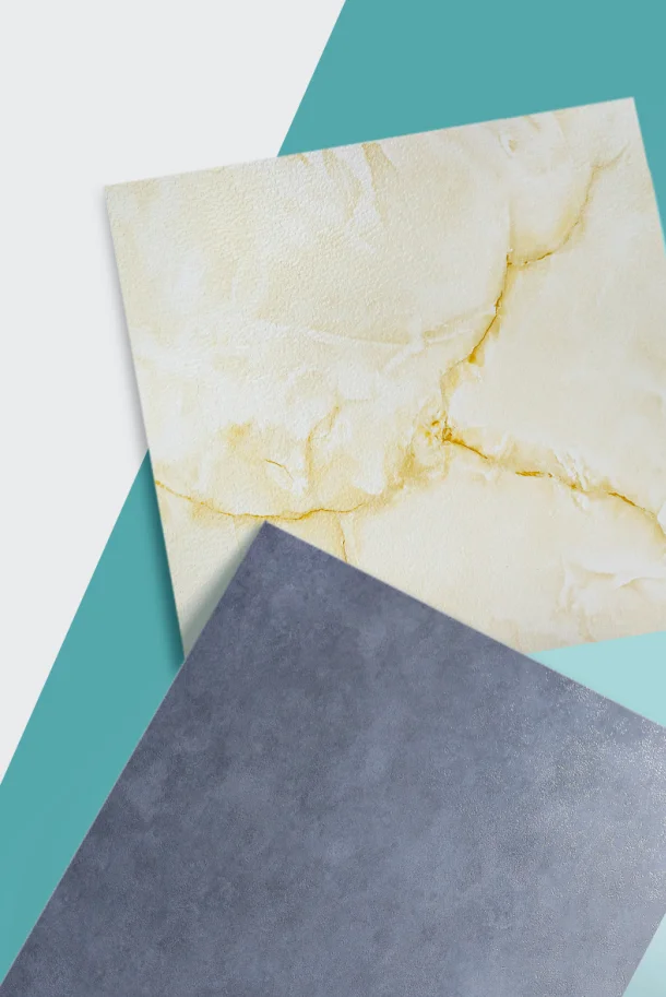 1.8/2.0mm Waterproof Peel and stick plastic flooring pvc self adhesive flooring square vinyl floor tiles