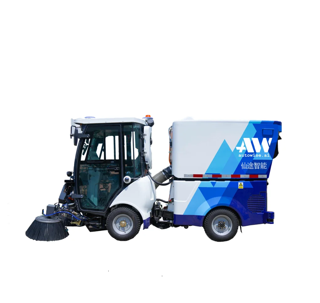 Manual Mode & Autonomous Mode Debris Road Cleaning Machine Box Sweeper