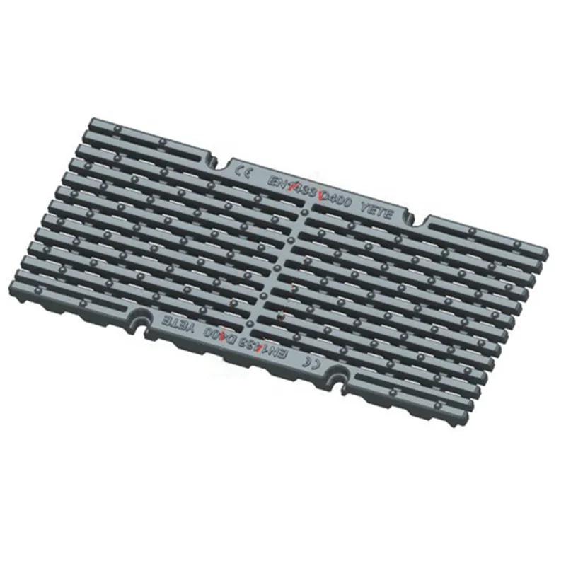 
Polymer Concrete Linear Drain Trench Rainwater Drain with Metal Grate 