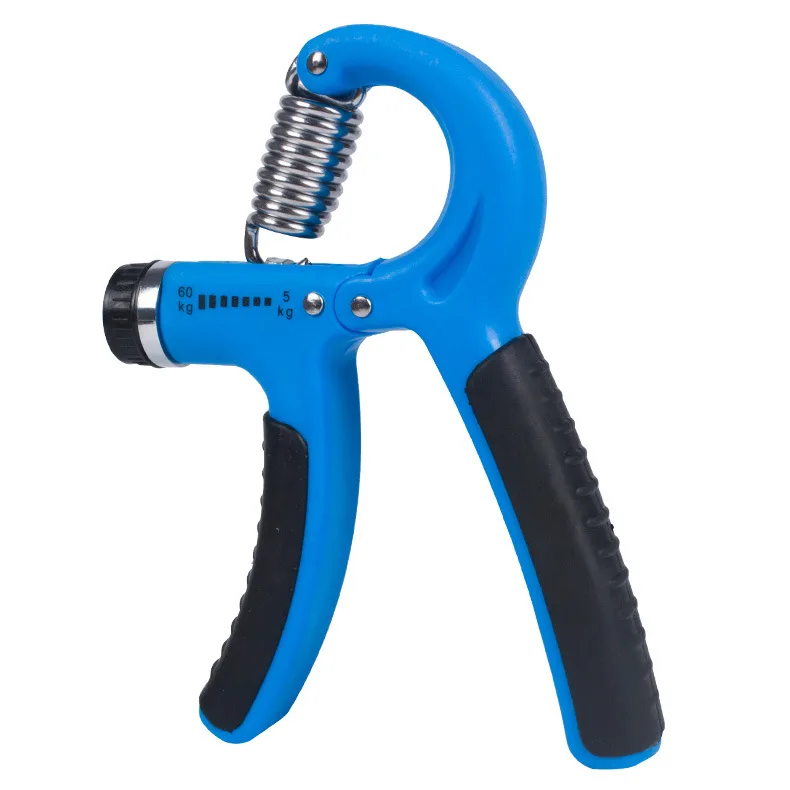 R type Adjustable Heavy Duty Hand Gripper Anti Slip Hand Grip Strengthener with Counter