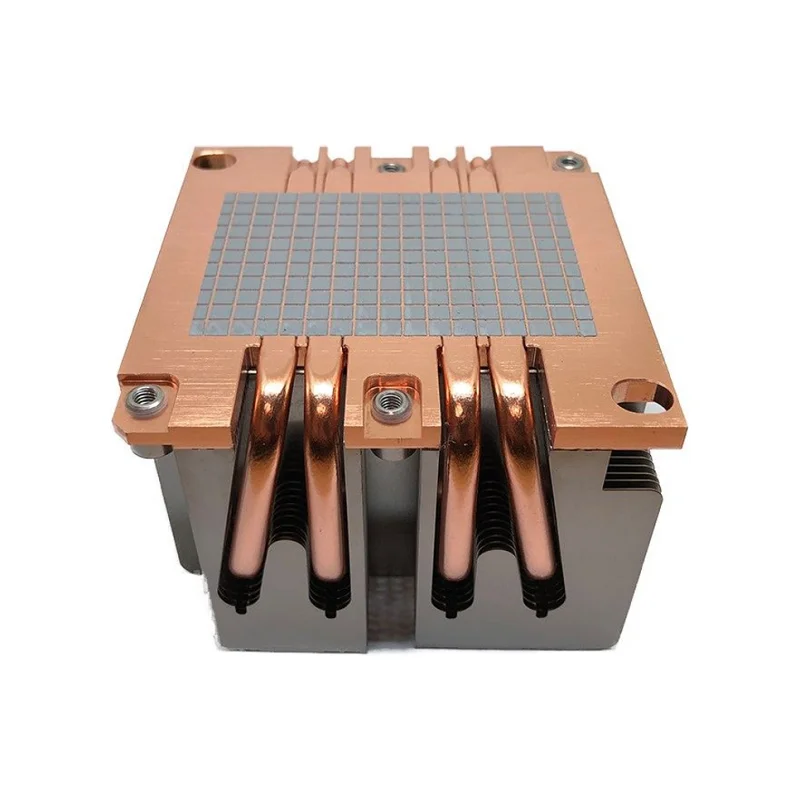 Stacked Zipper Fin Heat sink Reflow Soldering with Cooper Heat Pipe Heat Sink Aluminum Fins