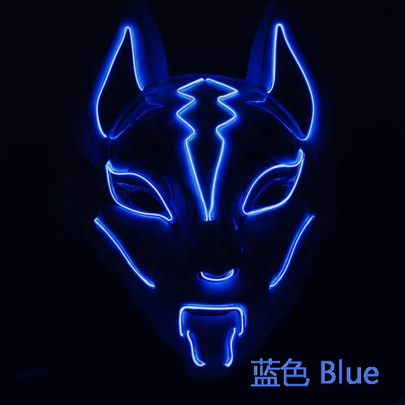 Newest Popular Gift Funny Colorful Halloween Party Mask LED Party Supply Costume Halloween party Mask