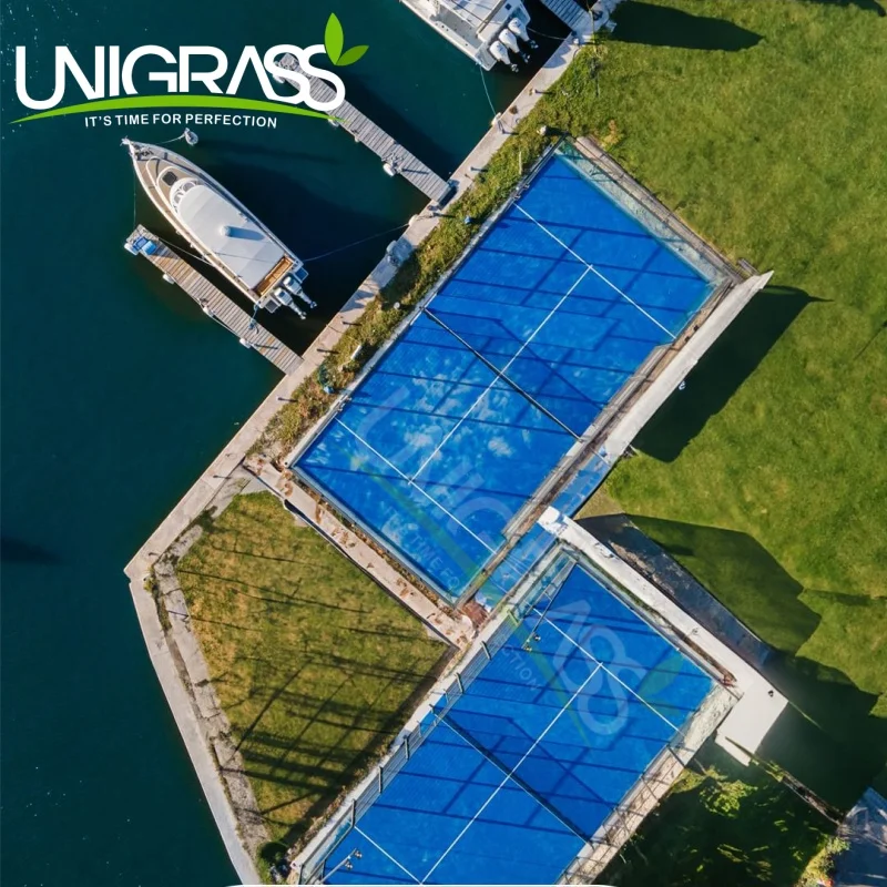 UNI 10*20M  Factory Sale Easy To Install  Panoramic Padel court Chile Popular Paddle Tennis Court