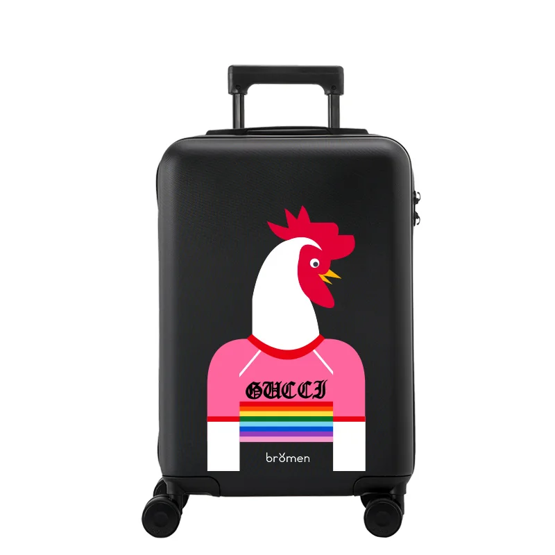 ONEBOX PC/ABS чемодан высокого качества, модный, сексуальный, серии цыплят, чемодан на колесиках (1600227380206)