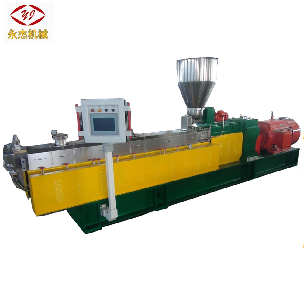 Competitive-price  pa pp abs pc and glass fiber plastic granulator machine twin screw extruder