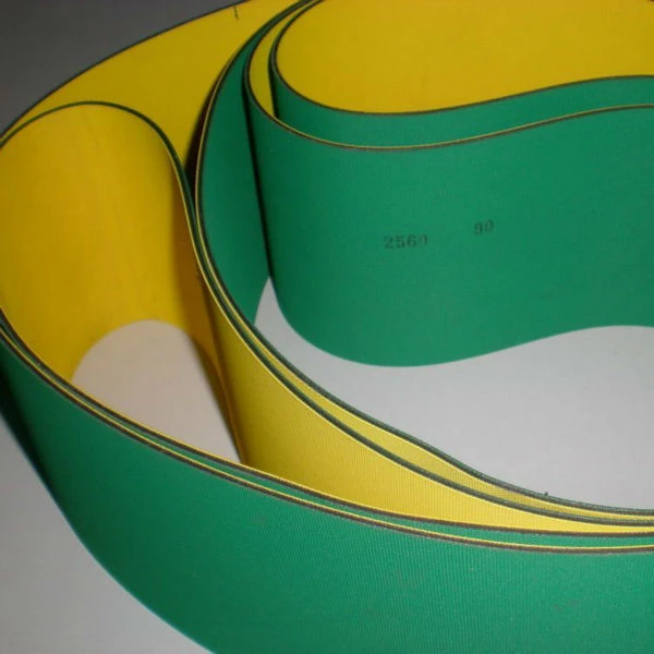 Green and Yellow Hot Selling China Nylon Flat Transmission Belt