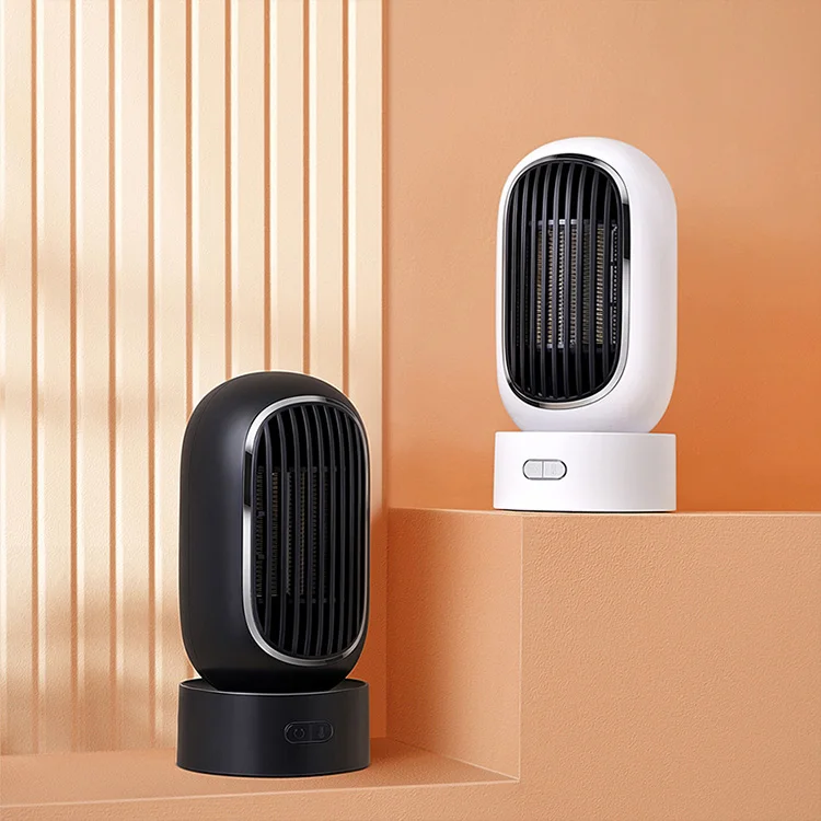 Best Selling Fast Heating 1000W Auto Oscillating Winter Room electric Heater Fan Portable Fan Heater for Household Office