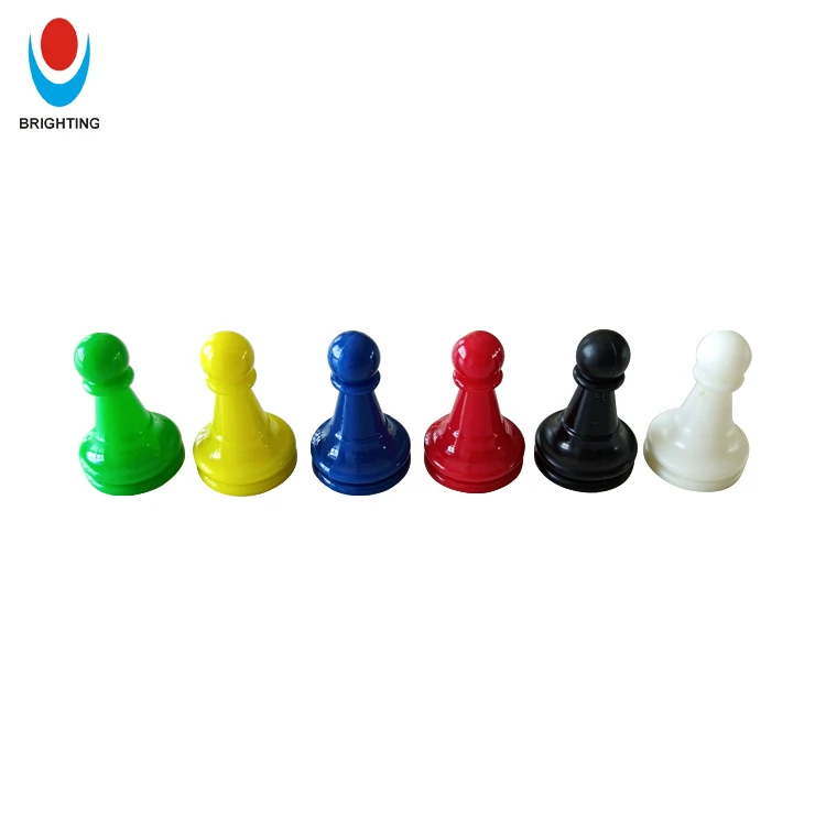 26*16mm Smaller Mini Ludo Game Set Accessories Toys Multicolor Tabletop Game Sets Plastic Chess Play Token Piece Board Game Pawn