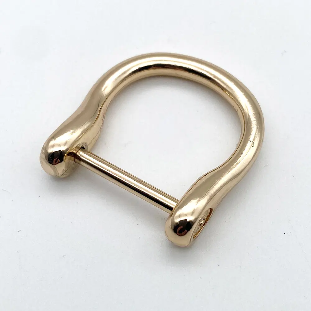Casting Alloy Hardware D Ring For Bags With Screws