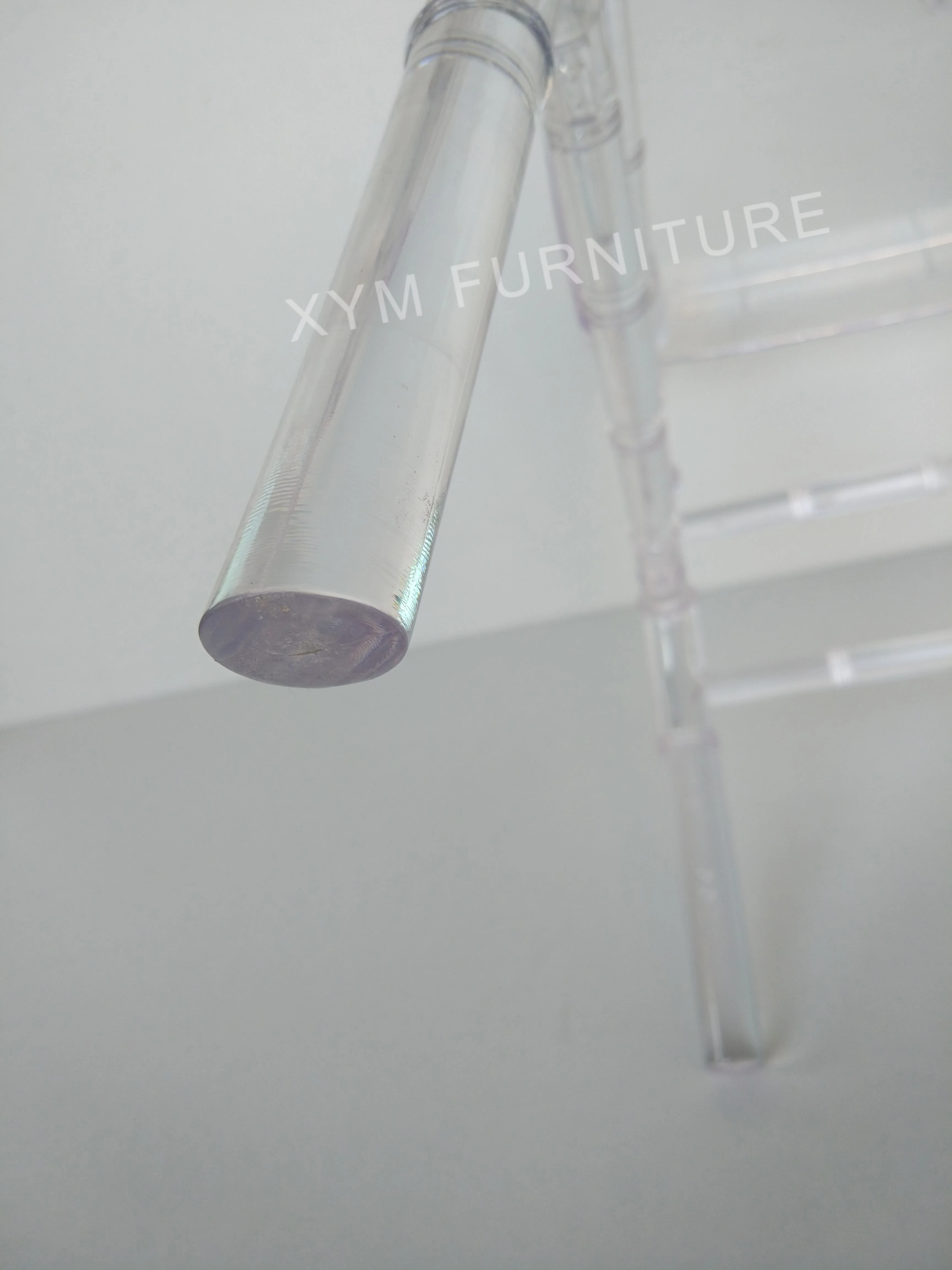 Дешевый простой дизайн прокатный прозрачный акриловый пластиковый свадебный стул Наполеона с кристаллами