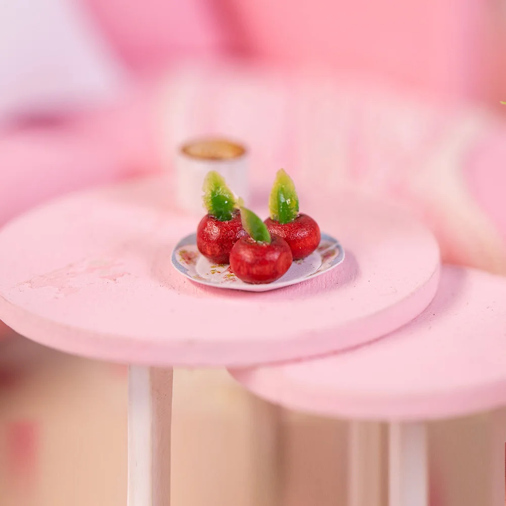 IIECREATE Puzzle DIY Toys Wooden Mini DIY Kit Simple Doll House Furniture 3D Miniature Style Accessories Doll House