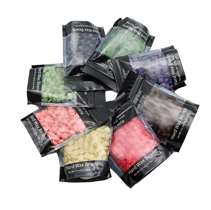 custom hair removal colourless hard polymer wax beans 1000g for painless hair removal kenya