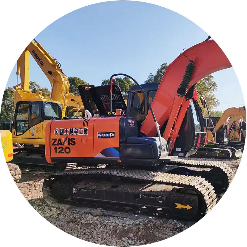 High Quality Used Hitachi ZX120 Hitachi ZX60 120 200 in good working condition 12ton medium machine with cheap price for sale