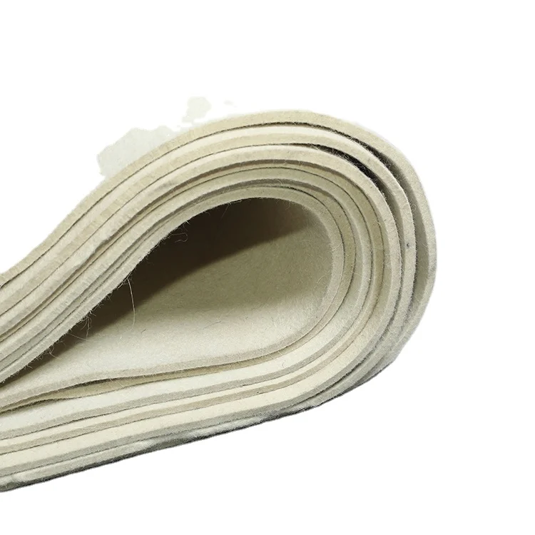100% 3mm 5mm 8mm 10mm Thick Hard Pressed Wool Felt for Industry