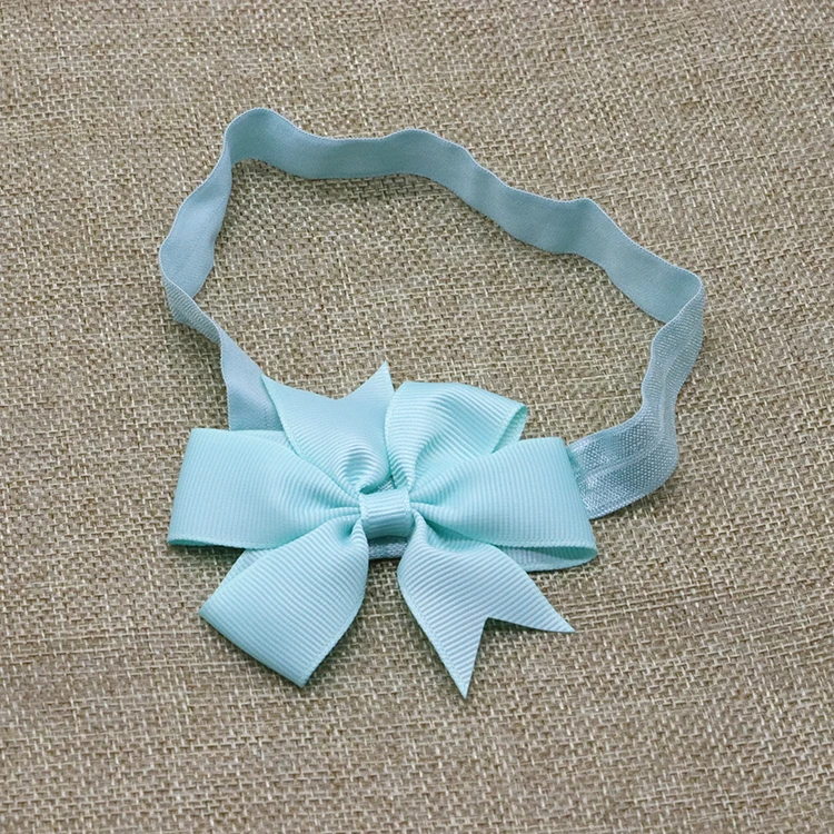 Готово к отправке оптовая продажа аксессуары для волос 20 видов цветов grosgrain ленты лук с эластичными лентами