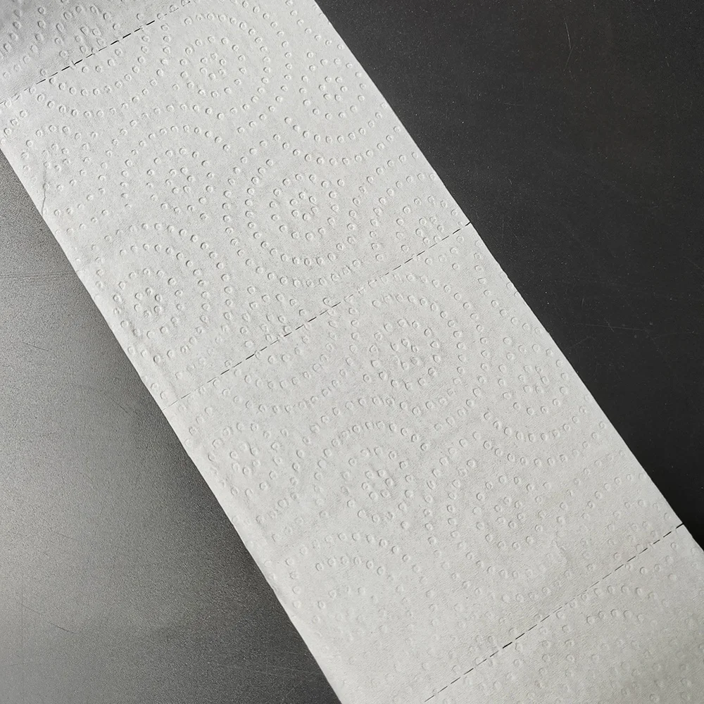 Custom Wholesale 3  ply Toilet Paper Tissue 100g Virgin Pulp Soft Eco Friendly Toilet Tissue Roll for Washing Room