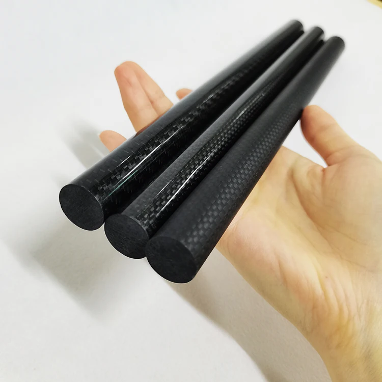 Customized High Strength 1mm 1.5mm 1.8mm 2mm 3mm 3.5mm 5mm 6mm 8mm 9mm 9.5mm Solid Carbon Fiber Rod