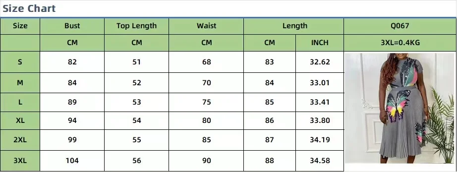 New style fashion short sleeve T-shirt+ruched skirt sexy casual printed 2 pieces sets temperament suits plus size women clothing