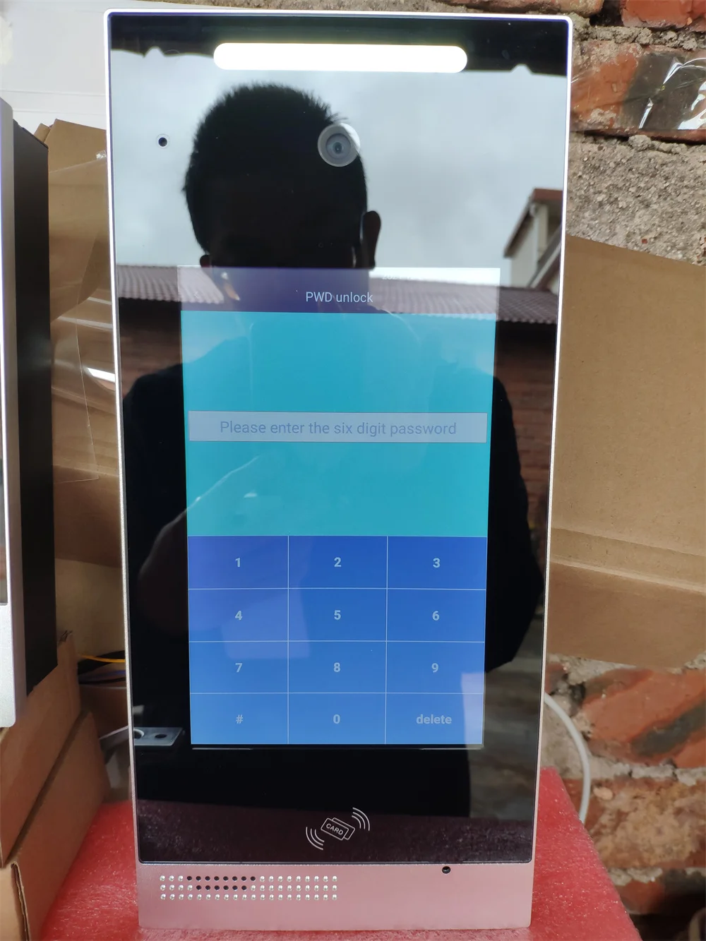 8 Inch Touch Screen Aluminum Alloy Front Panel Tuya Smart 1080P TCP/IP Video Door Phone for Max 9999 Apartments Informe Dicom