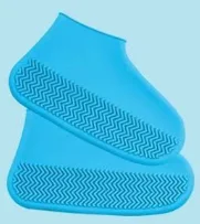 Waterproof Shoe Cover Silicone Reusable Non Slip Rain Snow Boot Covers Foldable Overshoes Galoshes for Men Women Kids Protection
