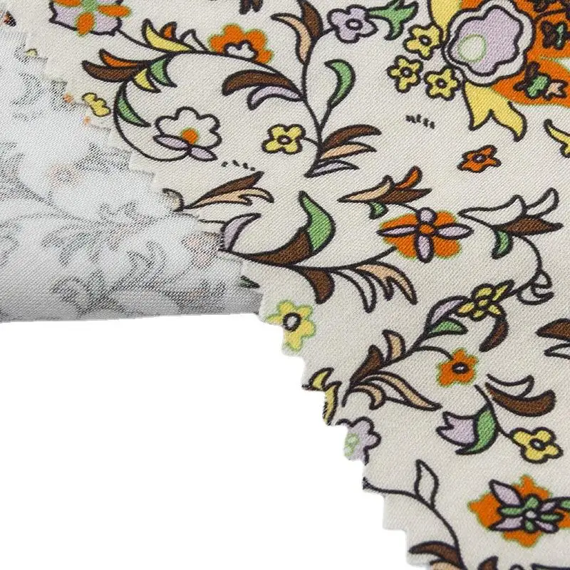 Customized Design 100 English Japanese Poplin Plain Cotton Printed Fabric for Garment