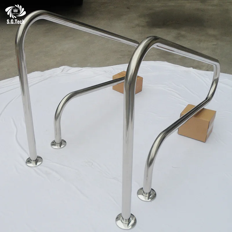 Brand New Pool Handrail Above ground SS304 Safety armrest For WATER CROWN swimming pool accessories