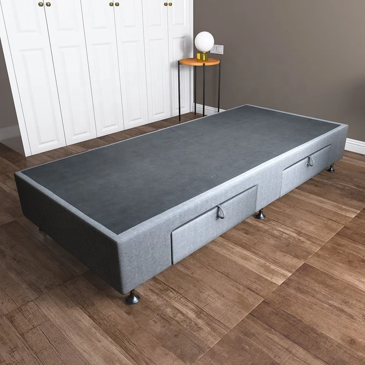 Современная мебель для спальни, деревянная рама для односпальной кровати Divan с ящиками