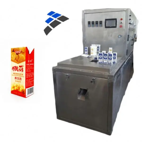 
125ml Herbal Tea Production Line Automatic Carton Box Aseptic Filling Machine 
