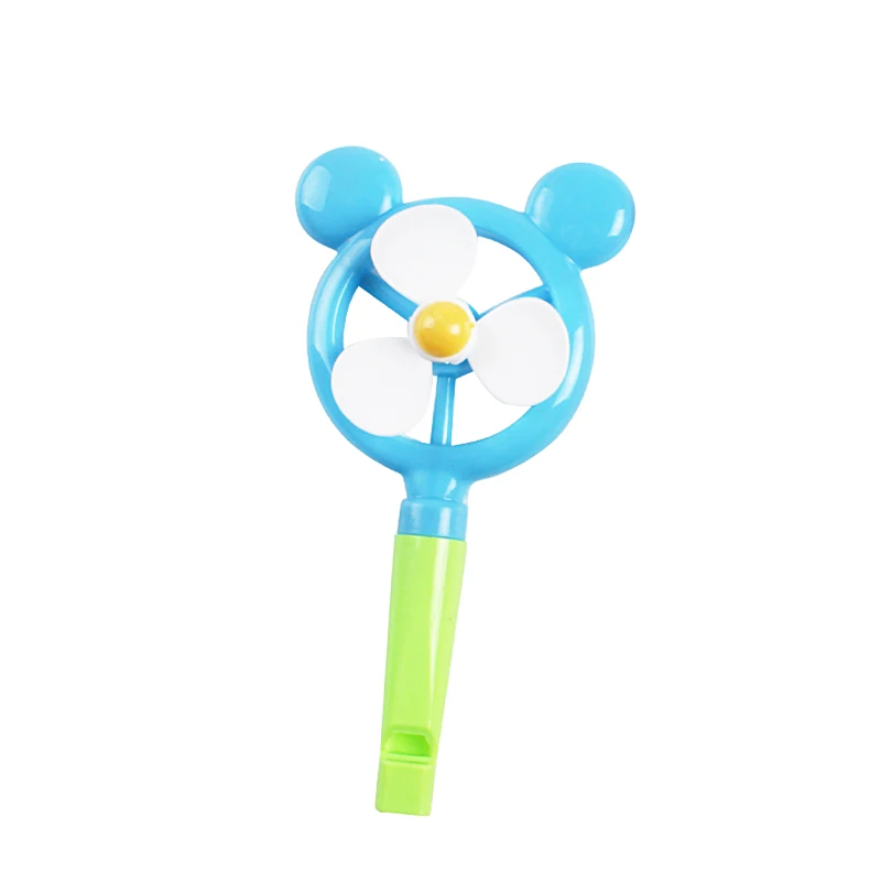 China Factory Mouse Mickey Head Fan Whistle Cheap Small Plastic Whistle Toy For Children