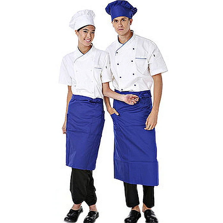 2017 New Design Short Sleeves Chef Jackets/chef uniform/Black chef coat