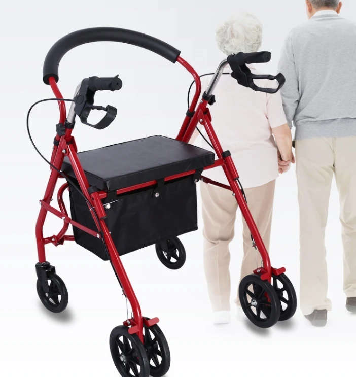 Folding Aluminum Walking Assist Device Machine For Disabled Elderly People Patient Upright Walker Rehabilitation Equipment