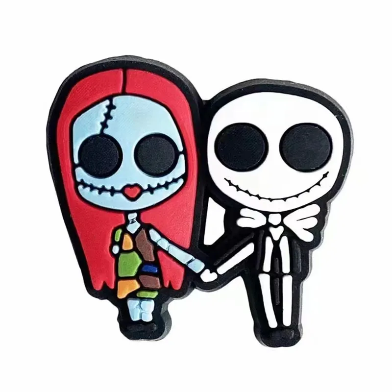 Y074 Christmas Silicone Beads Teether Pen DIY Beads Lanyard Pen Skull knifeman Focal Beads