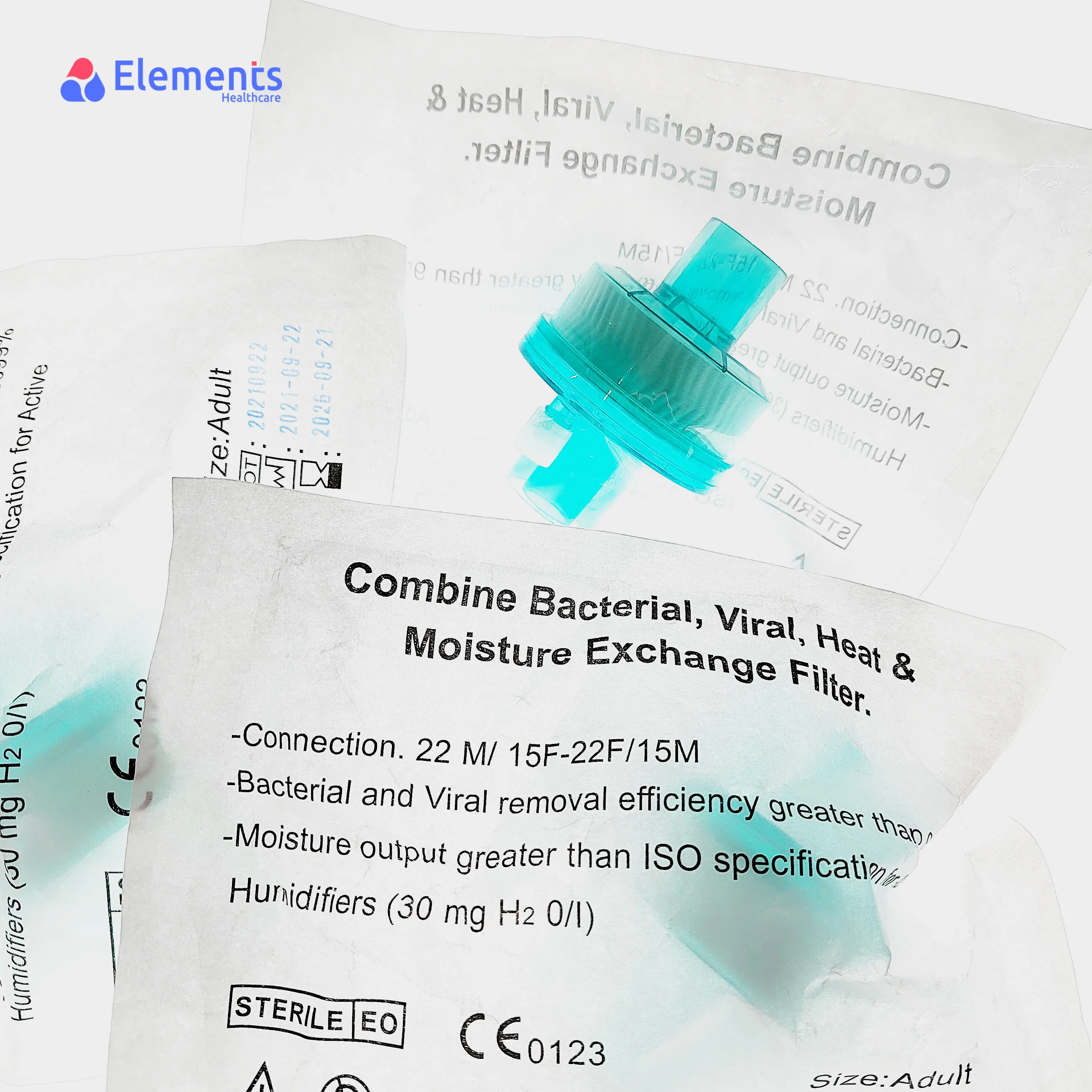 HMEF Filter Heat Moisture Exchanger Filter And Breathing System Filter Sterile EO