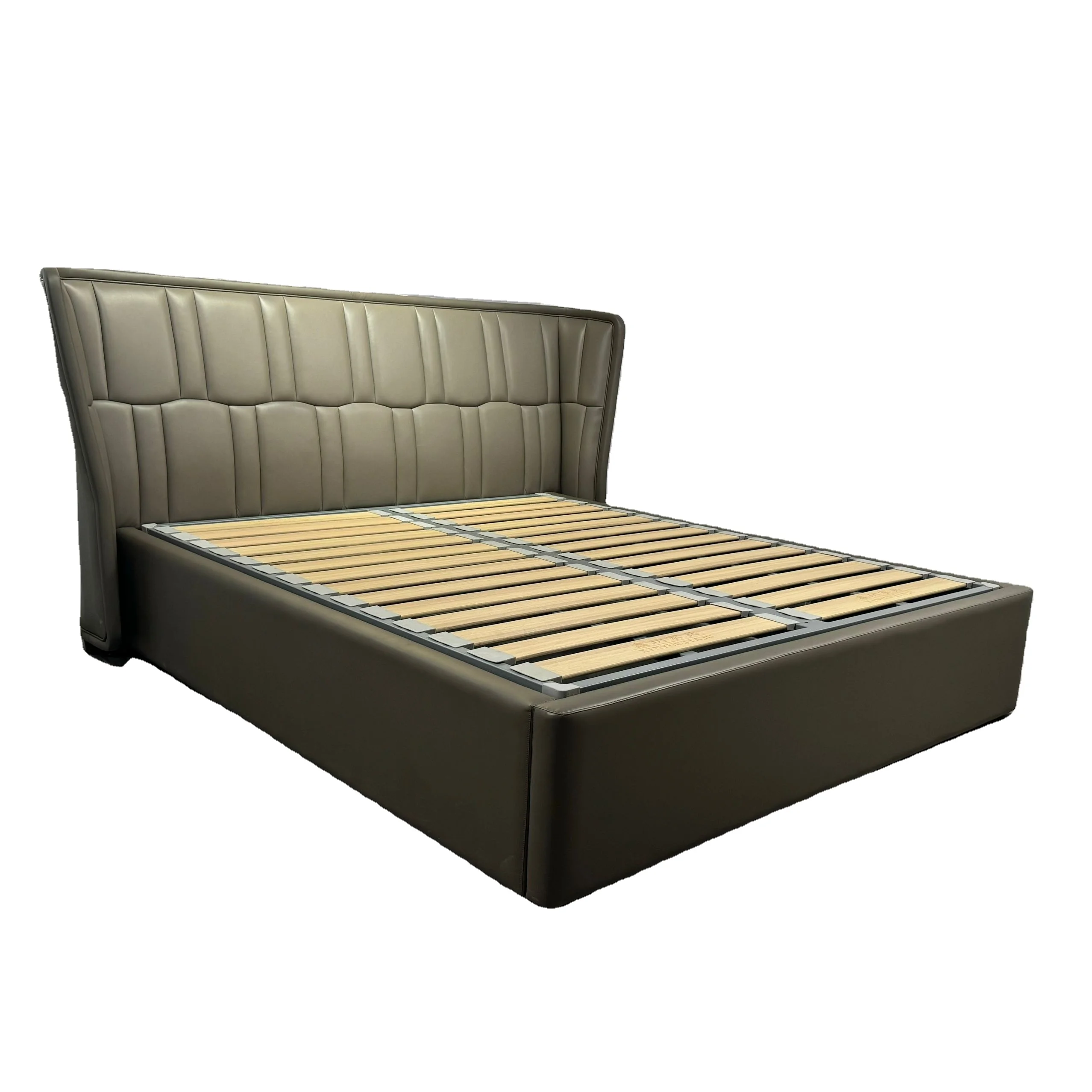 Popular upgrade queen king customized  size slatted bed frame for bed platform base
