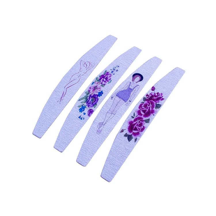 factory OEM Custom Printing Logo Fashion Wooden High quality is not easy to break Durable wooden nail file