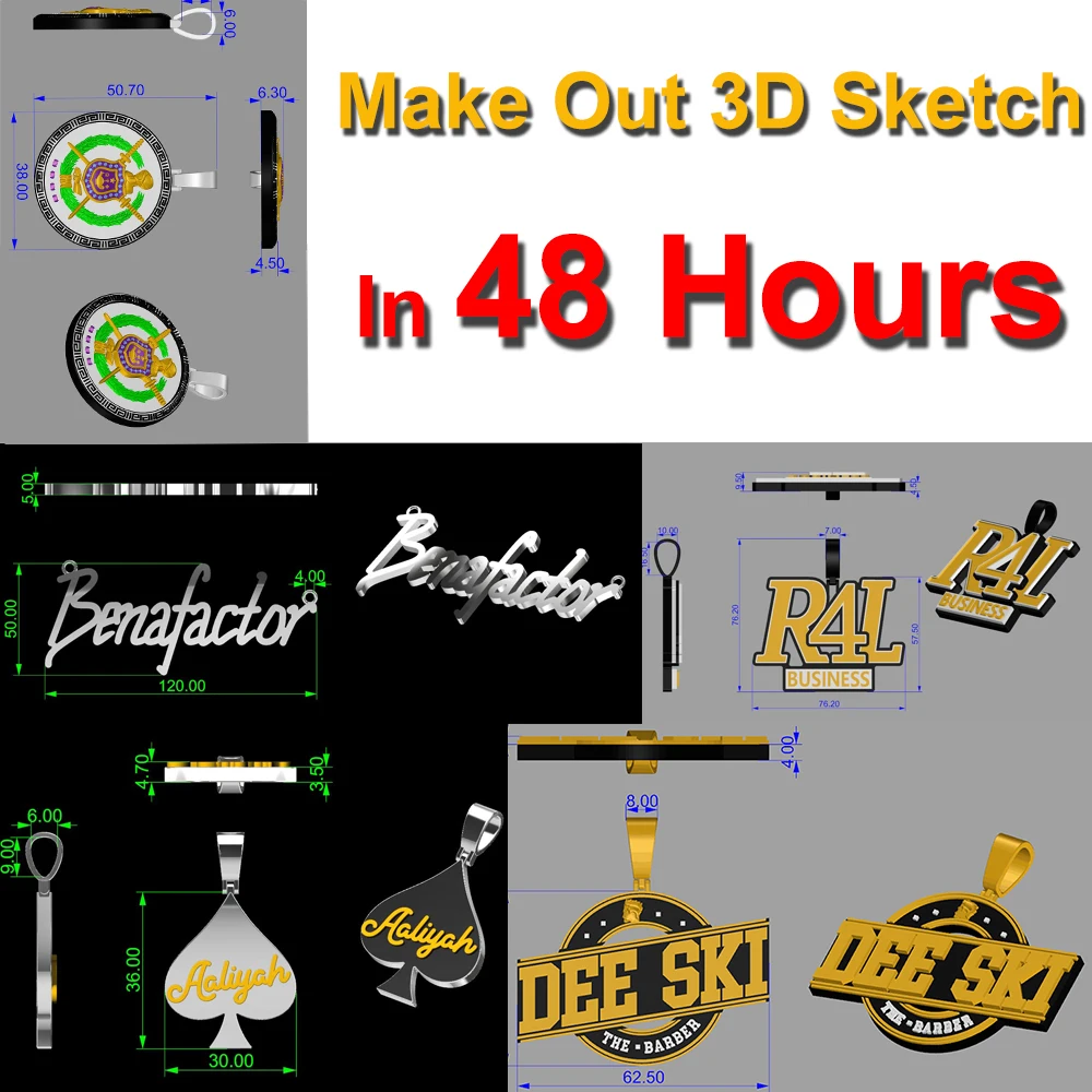 Dropshipping Custom Big Hip Hop Jewelry Diamonds Iced Out Men Charms Pendant S925 Moissanite Necklace Custom Pendants for Gifts