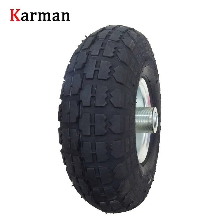 10 inch Air Wheel 260x85 Pneumatic Rubber Wheels for Hand Trolley Truck Garden Wagon Folding Children Cart