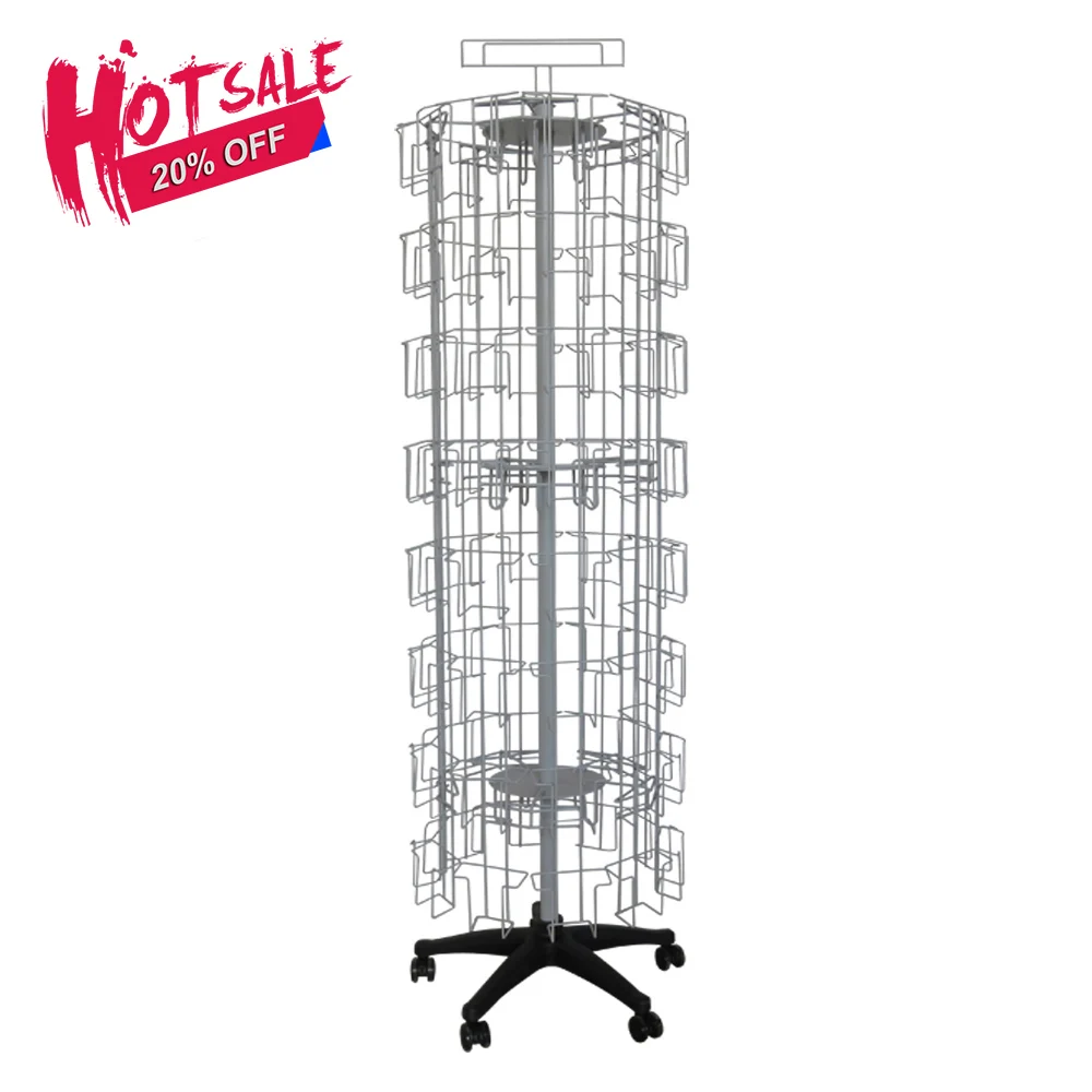 Giantmay 80 Pockets Postcard Stands Rack Greeting Card Display