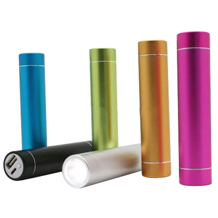 Kingmaster Fashion Mini LED flashlight Circular Tube Power Bank (2200mAh|2600mAh)