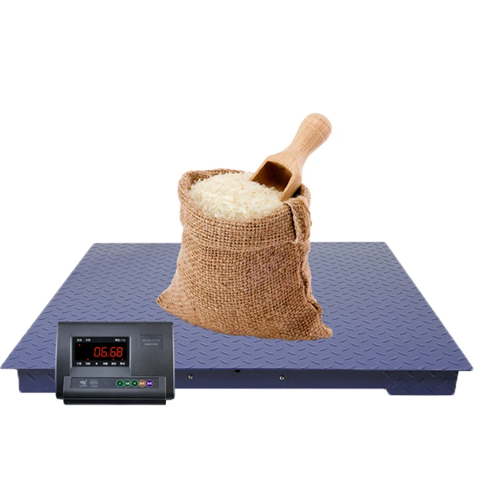 Heavy Duty Floor Scale With 1-3 ton Floor Standing Weighing Scale With Handheld Indicator
