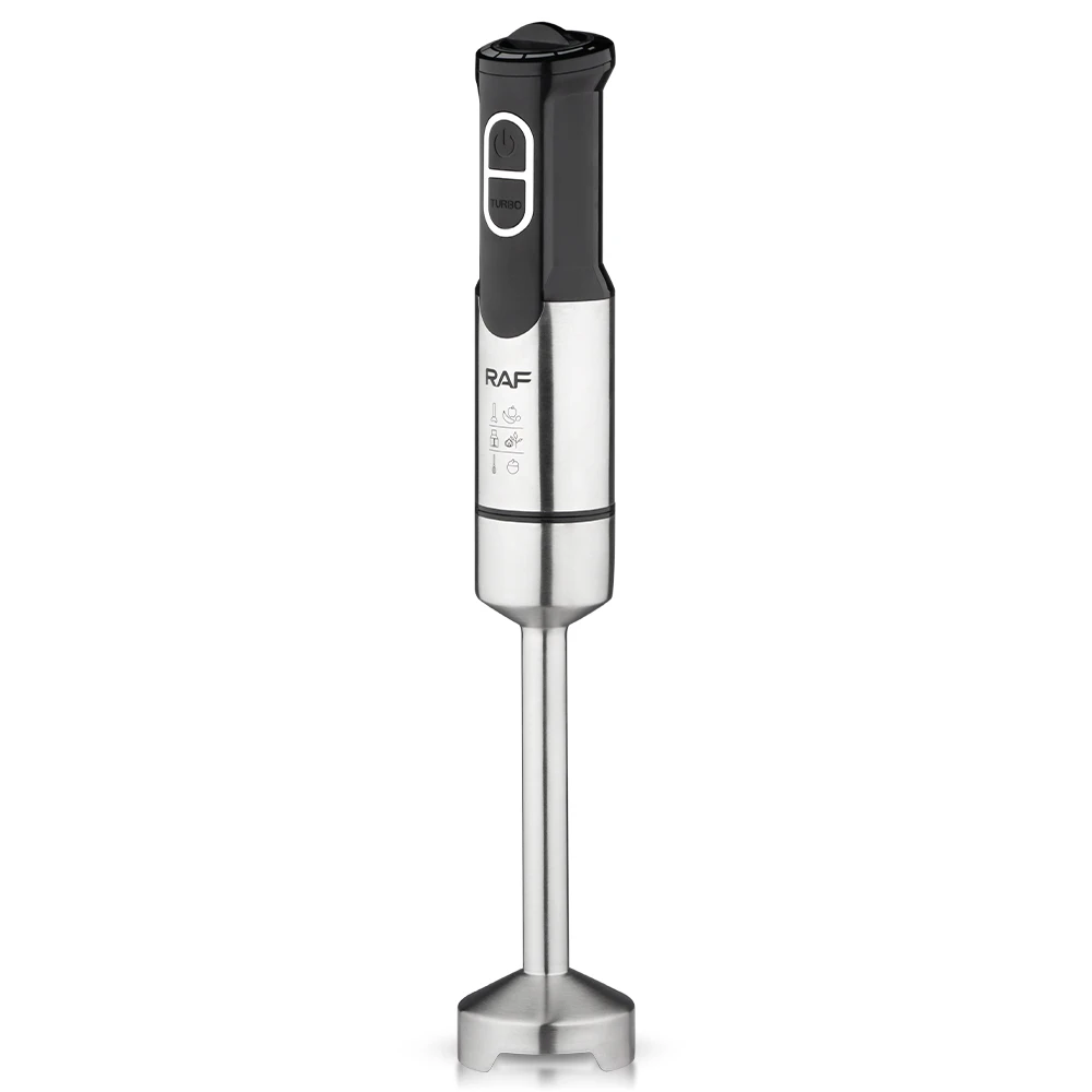 RAF Hand Blender  Fast Start  4 Blade  1500 RPM  800W  Household Kitchen Appliance 2023 New Orange Fruit Juice