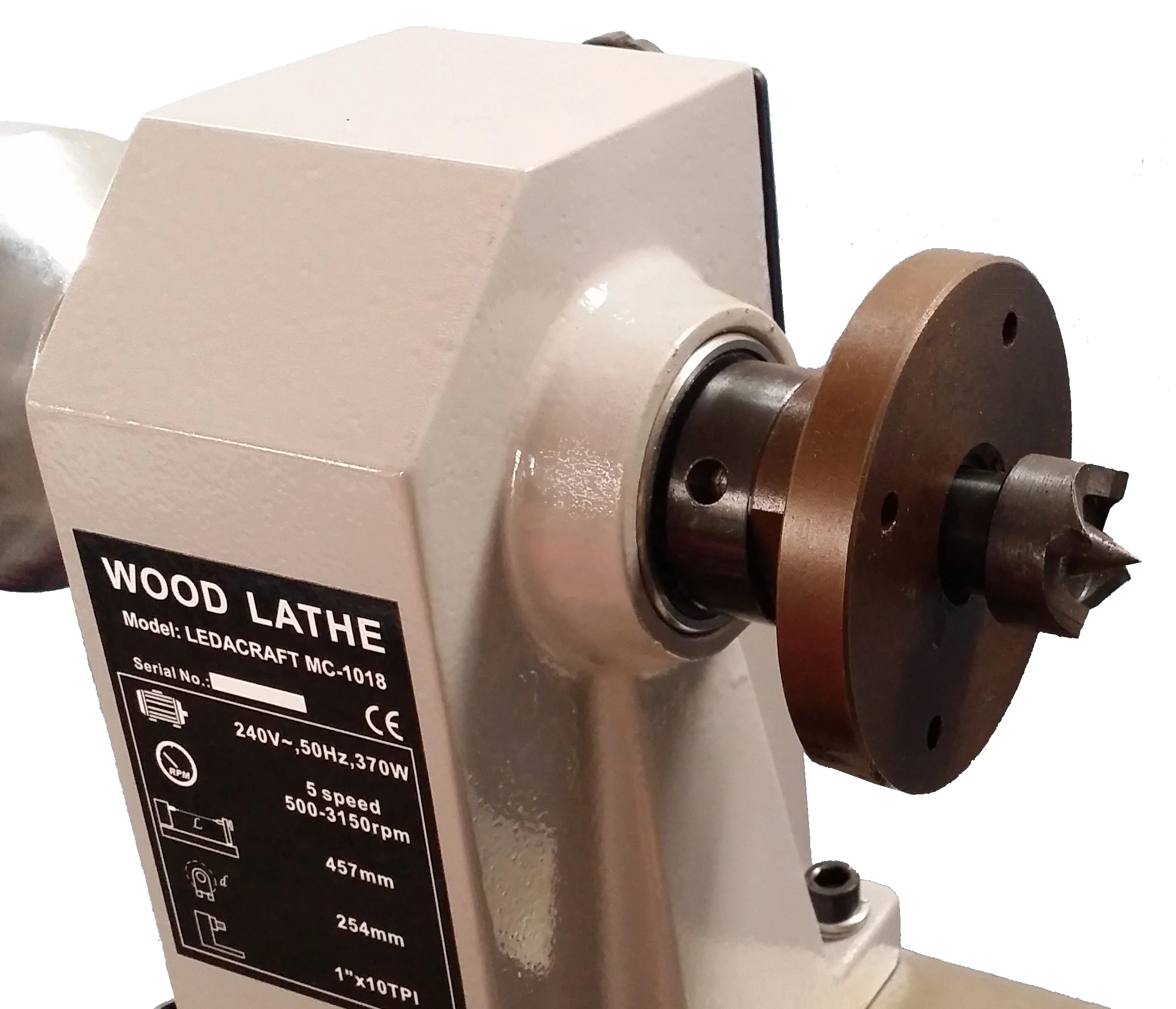 Токарный станок MC1218 с 5 скоростями для обработки древесины WL1218