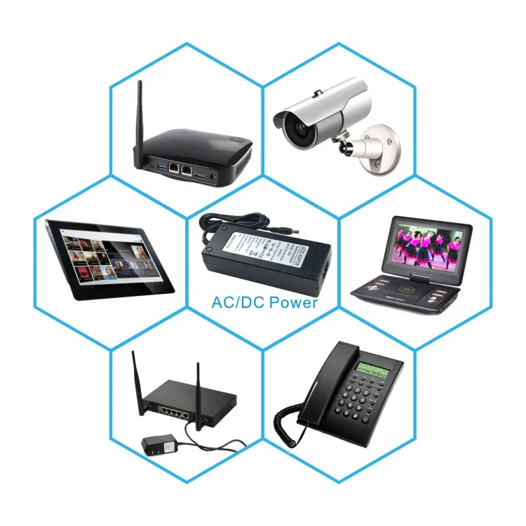 High Quality Ac/dc 90-260V Switching Power Adapter 12v 5W Indoor Led Driver 400MA for Led Strip CCTV