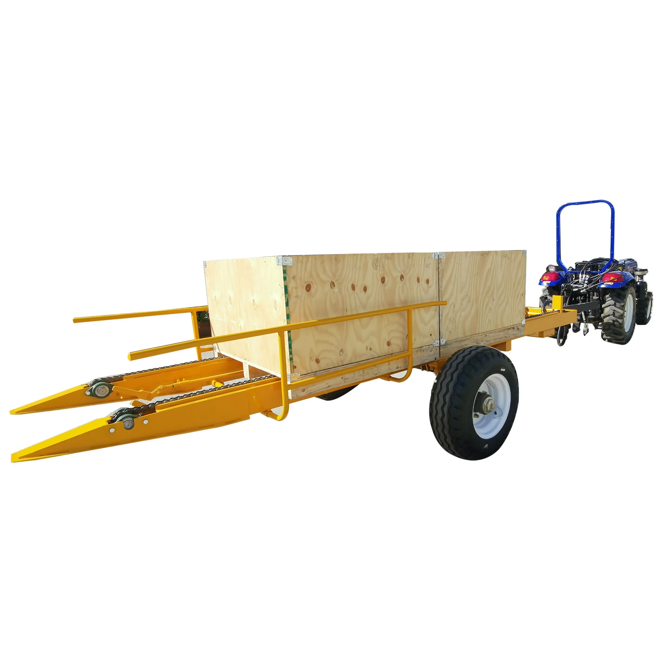 2000kg orchard transporting lift trailers two wheel farm trailer for sale