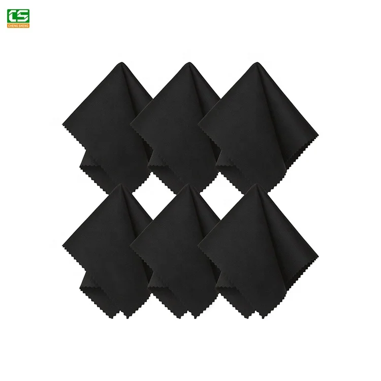 Popular high quality Manufacturer Silk Microfiber suede Glass Cleaning Cloths quality Microfiber jewelry polish
