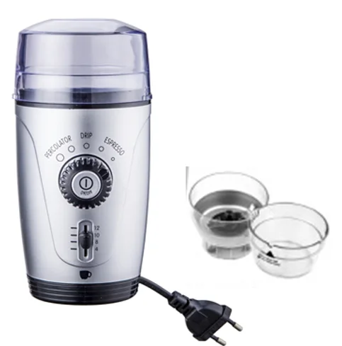 KWG-110 Hot Sale Cheap Mini Portable Adjustable Coffee Grinder household and commercial use for beans nuts spices